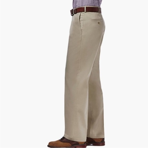 Haggar•2 pairs Men's Black Gray Formal Dress Chinos No-Iron Men’s Pants Sz 40x29 - Picture 8 of 10